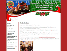 Tablet Screenshot of photos.dellsholidaytrain.com